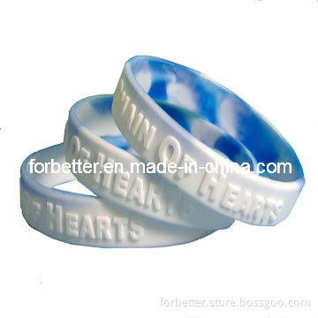 Embossed Silicone Wristband